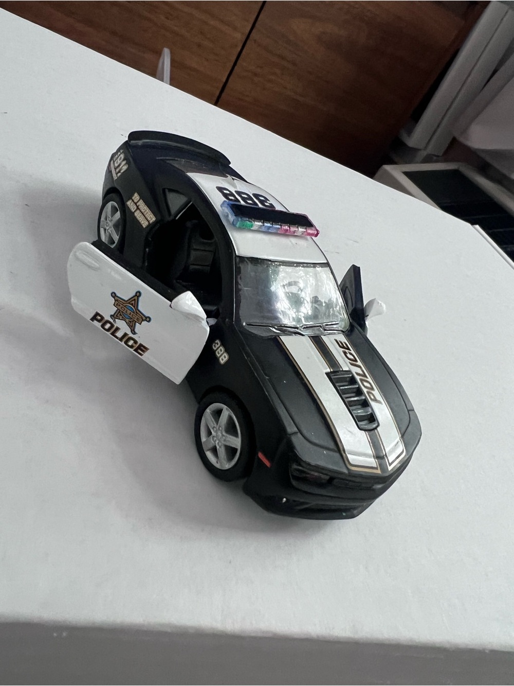 Kinsmart 2014 Chevrolet Camaro Police Car Interceptor 1:38 Scale Diecast Model